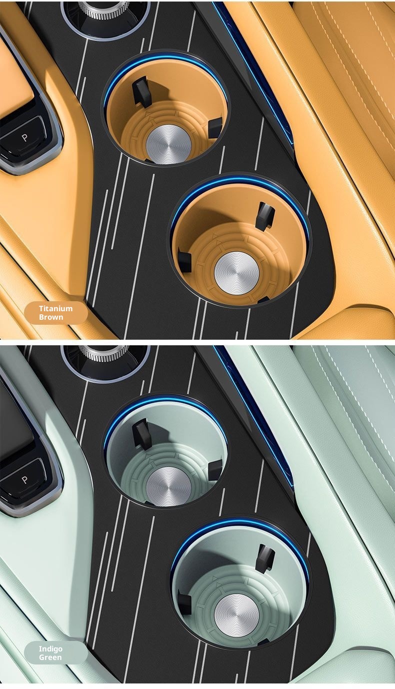 Kompatibel mit Geekyship 001 Zentralbedienfeld Silikonhalterhülle Spezialzubehör Auto-Bechermatte Dekoration für_voghion.com