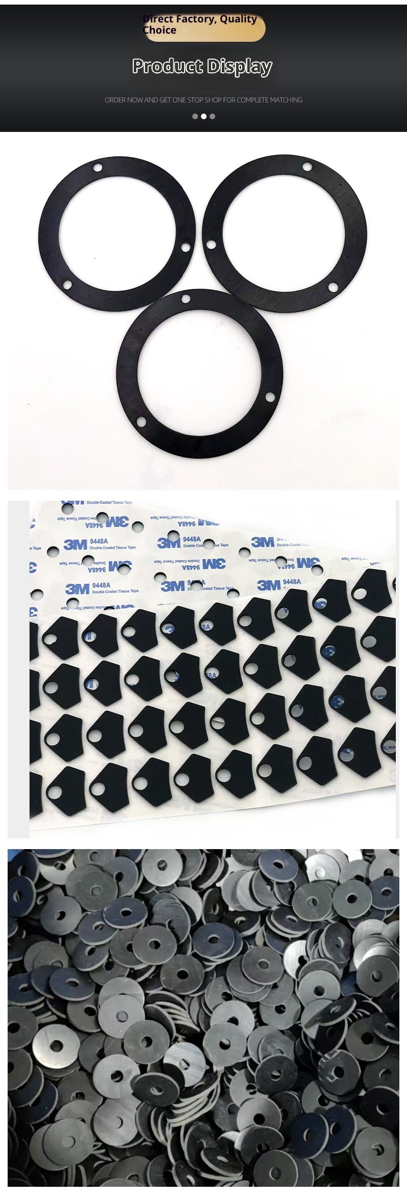 Small Deng Small Deng Self-Adhesive Feet Round Silicone Non-Slip Base Back Adhesive With Holes Wear-Resistant Grid Rubber Pads_voghion.com
