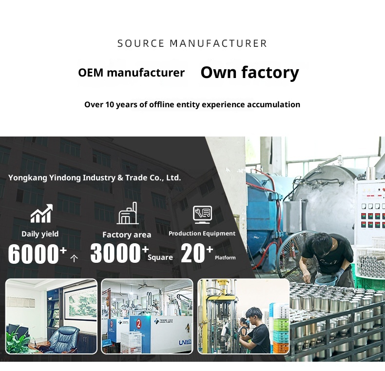 001 Mini tazza d'acqua portatile di piccola capacità, compatta e isolata in acciaio inossidabile, semplice e carina, all'ingrosso_voghion.com