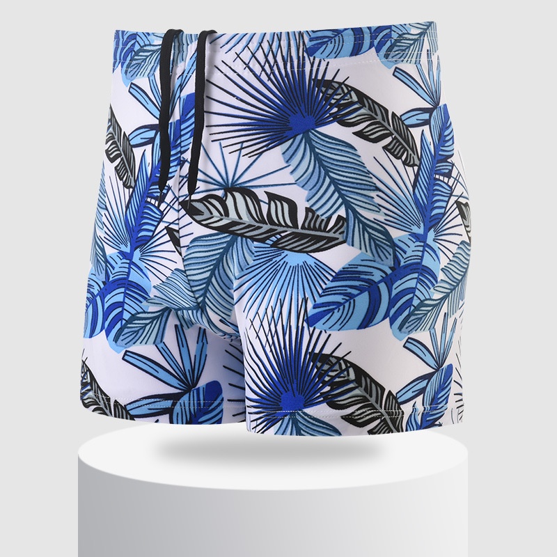 001 2025 Neue Badehose, Anti-Peinlichkeits-Strand-Badeshorts für Erwachsene, Herren, bedruckt, modisch, locker, aus Polyester, mit Kordelzug_voghion.com