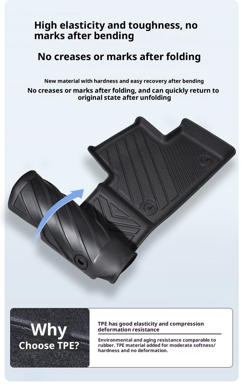 Suitable For Honda Accord Civic CRV Avista XNV Lingpai Special No Odor Full Surround TPE Car Floor Mats_voghion.com