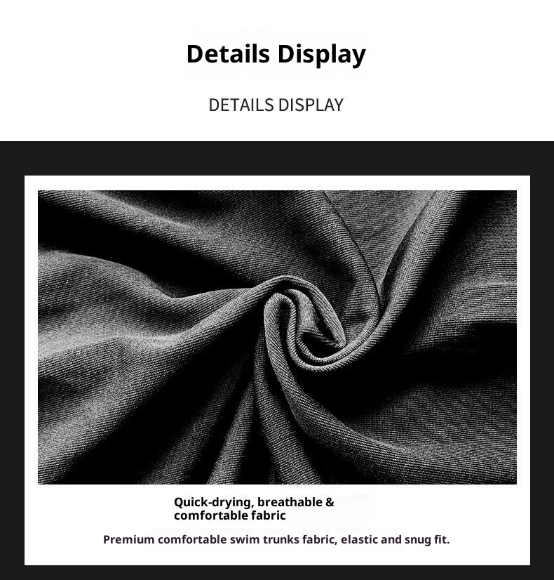 001 Bestseller Badehose gegen Peinlichkeiten, lockere Passform, Badehose für Erwachsene, Herren, breite Taille_voghion.com