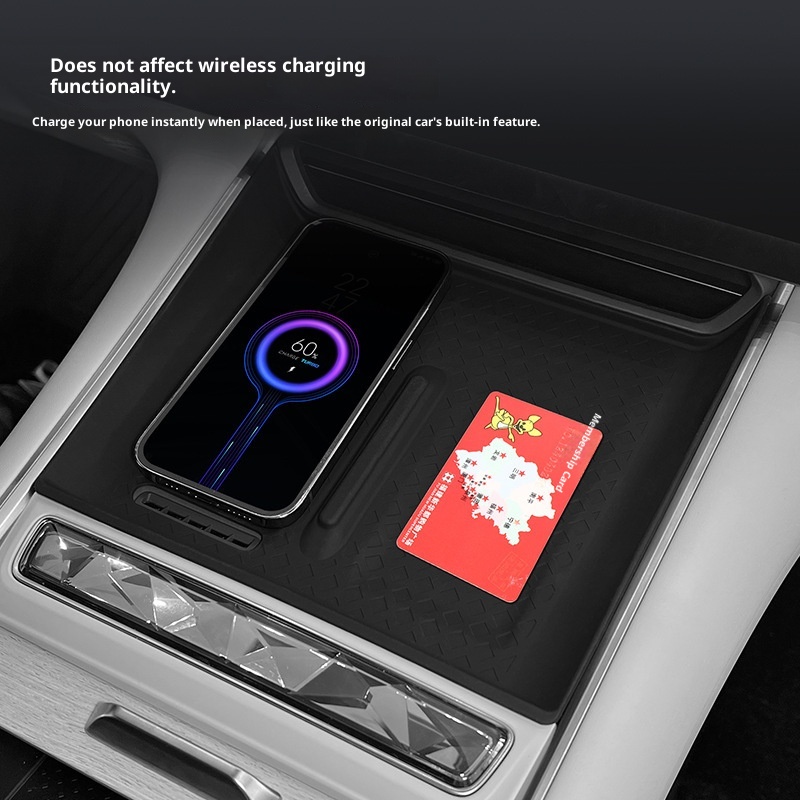 Suitable For 24 Models Xingtu Xingjiyuan ES Central Control Wireless Charging Panel Silicone Anti-Slip Dustproof Storage_voghion.com