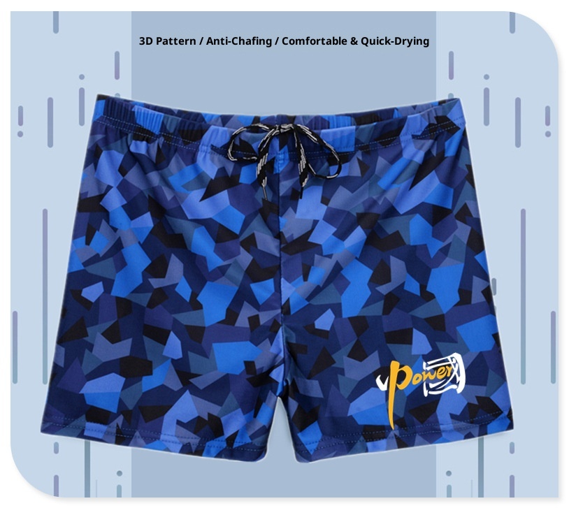 001 National Trend Neue Herren-Badehose in Übergröße mit Print, Boxershorts, schnelltrocknend, professionell_voghion.com