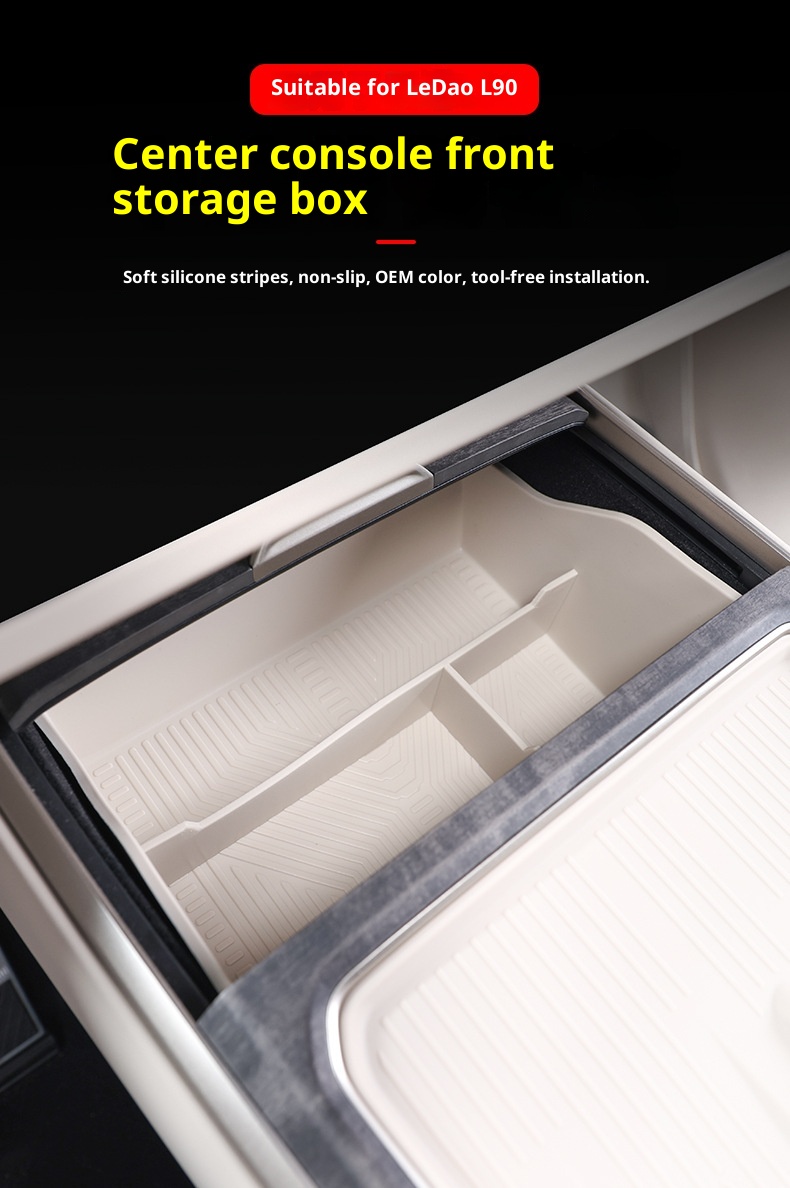 Compatible With LeDuo L90 Wireless Charging Silicone Central Control Cup Mat Car Interior Accessories Decoration Parts_voghion.com