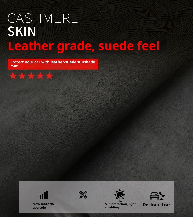 Small Deng Small Deng L6F Car Dashboard Mat Interior Decoration Heat Insulation Sunshade For Center Console_voghion.com