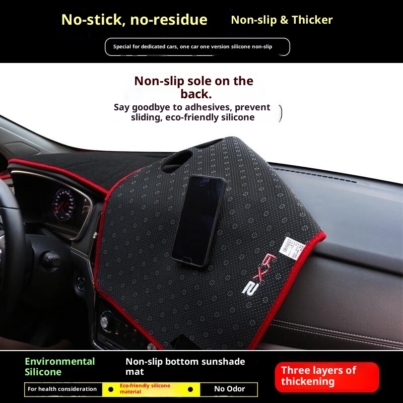 Xiaodeng Xiaodeng UN Landwind Xiaoyao Central Control Instrument Panel Light-Proof Mat Interior Modification Sunshade Heat Insulation Car_voghion.com