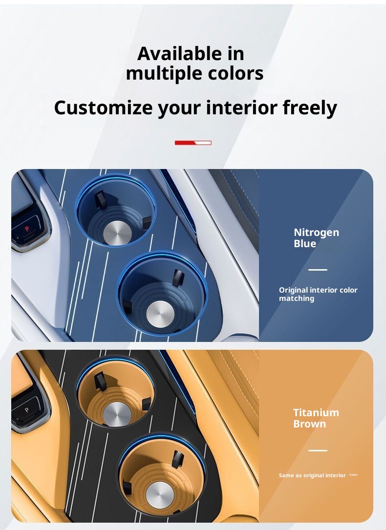 Kompatibel mit Geekyship 001 Zentralbedienfeld Silikonhalterhülle Spezialzubehör Auto-Bechermatte Dekoration für_voghion.com