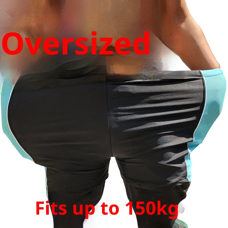 001 Große Badehosen für heiße Quellen im Großhandel, personalisierte Badehosen für Herren in Übergröße, Boxershorts-Stil, Größe 150 kg_voghion.com