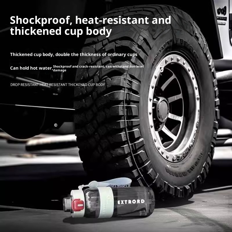 001 Grande capacità di acqua anti-caduta resistente alle alte temperature per studenti 2025 Nuovo portatile da viaggio per sport all'aria aperta Tazza di plastica_voghion.com