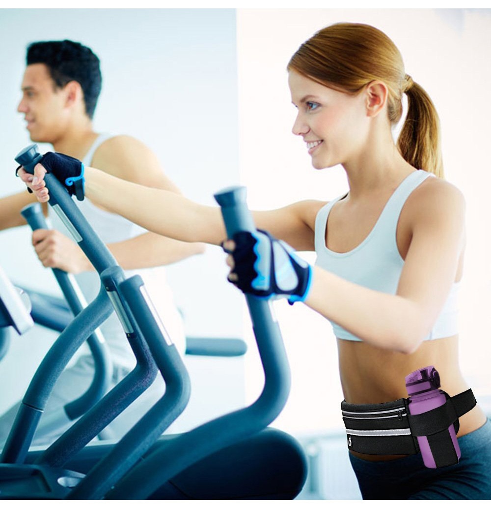 001 Outdoor Sports Men And Women Fitness Runnin Storae Waterproof Mobile Phone Close-Fittin Cyclin Water Bottle Waist_voghion.com