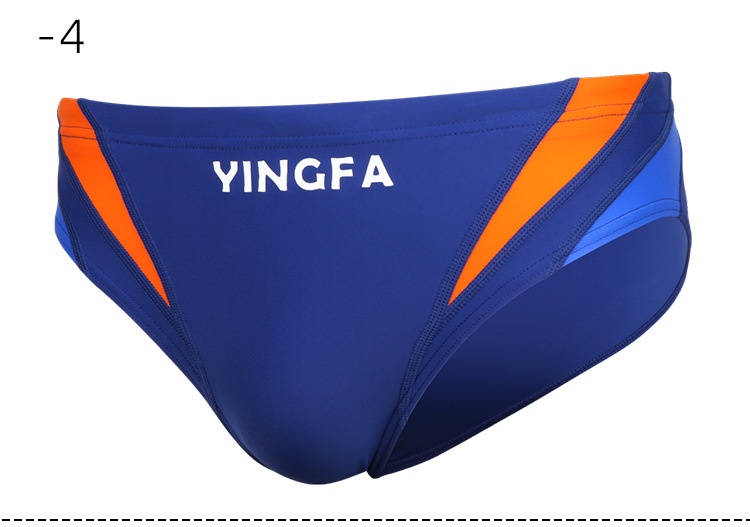 001 Yingfa Men's Racing Training Triangle Adult Children Professional Competitive Swim Trunks_voghion.com