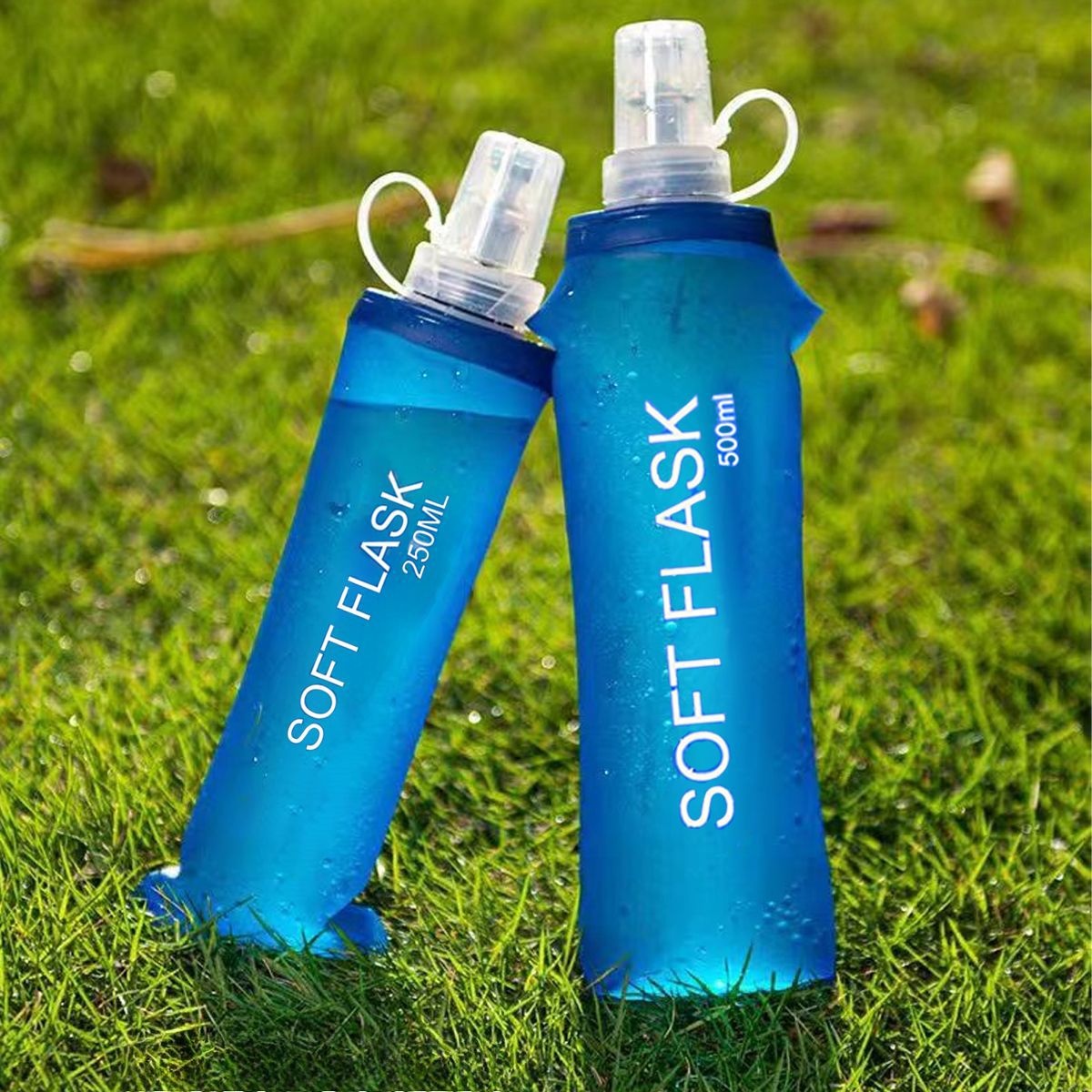 001 Outdoor-Sportart Laufflasche, weiche Trinkflasche, Marathon, beliebt, Wandern, Fitnesstasche, faltbarer Wasserbecher, lebensmittelecht, stoßfest_voghion.com