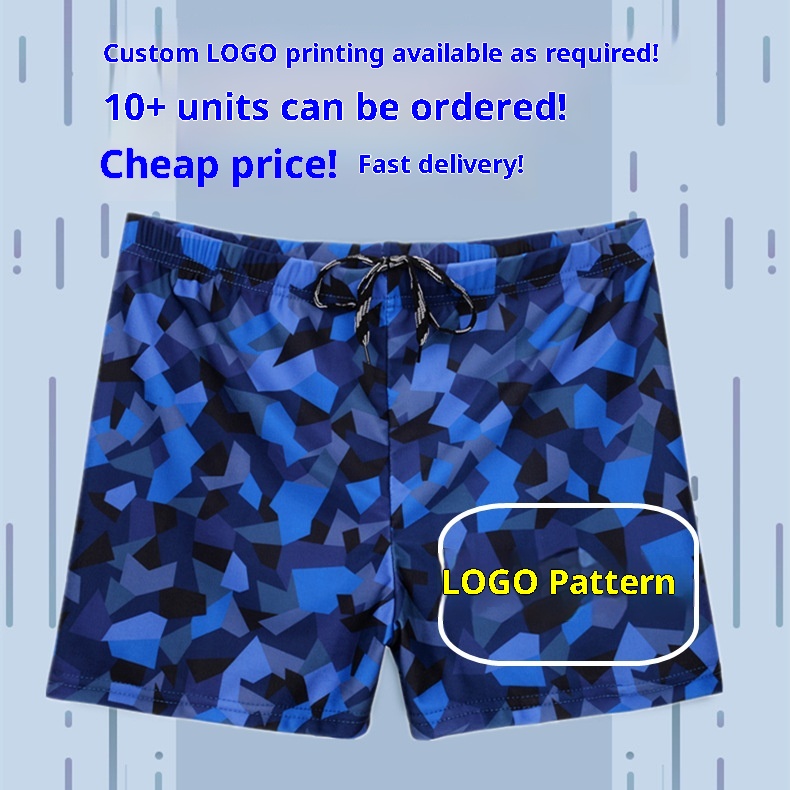 001 National Trend Neue Herren-Badehose in Übergröße mit Print, Boxershorts, schnelltrocknend, professionell_voghion.com