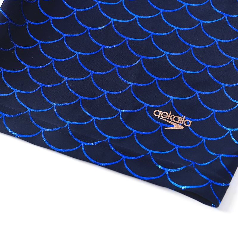 001 Aokailai Sports Five-Point Swim Shorts Men's Adult Water Fitness Student Training Competition Quick-Dry Breathable_voghion.com