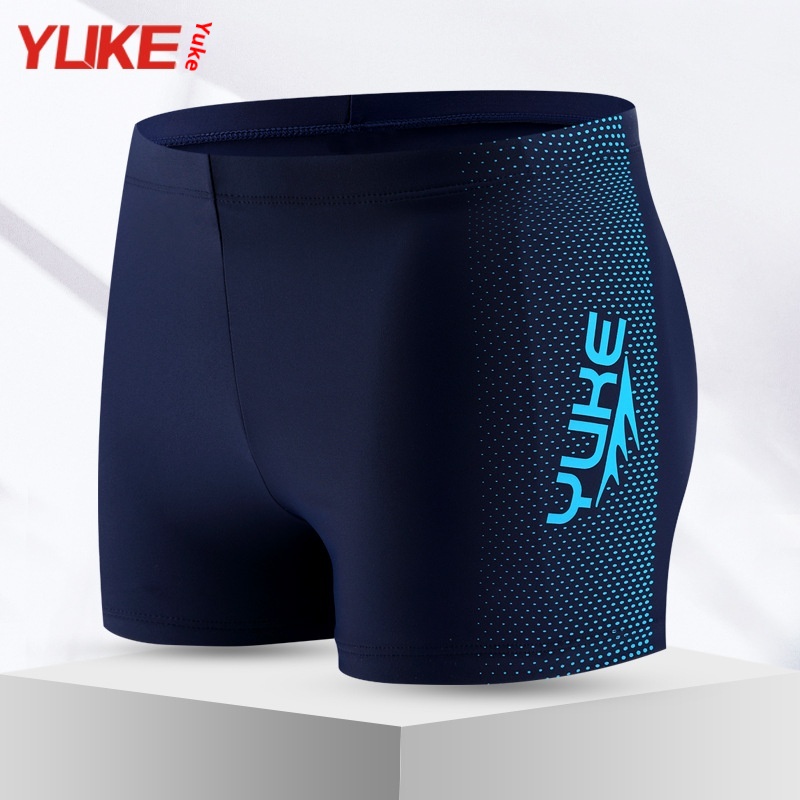 001 Heren zwembroek zonder kap Boxershort voor volwassenen Zwembroeken in grote maten Snel drogende zwemkleding_voghion.com