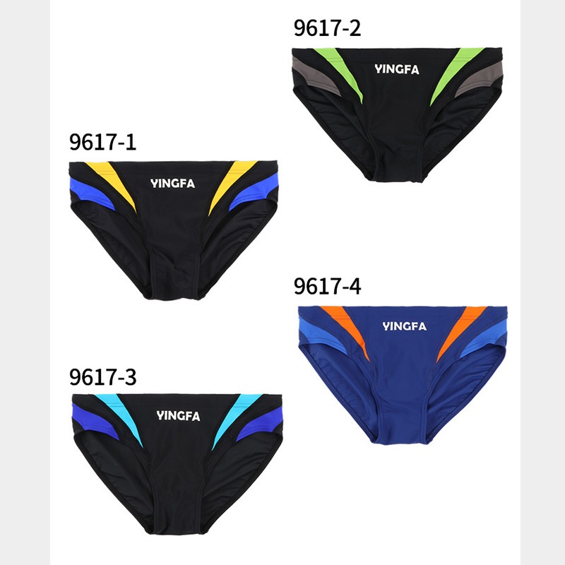 001 Yingfa Herren-Triangel-Badehose, Rennbadehose für Erwachsene, professionelles Training, Wettkampfbademode 9617_voghion.com
