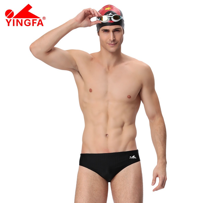 001 Yingfa Swimming For Men, Adults, And Children, Triangle Professional Quick-Dry Waterproof High-Cut Racing Training Swim_voghion.com