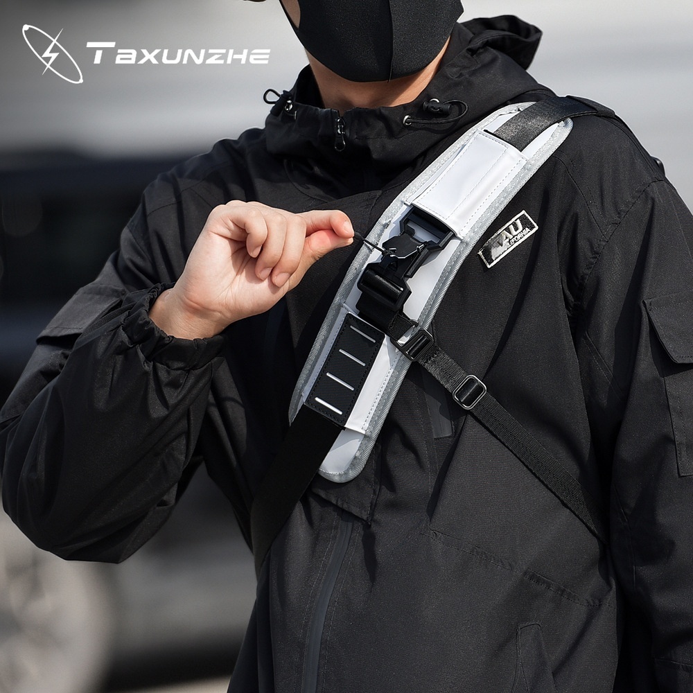 001 Xingyun 2 Crossbody Men's Style Single Shoulder High Appearance Casual Cycling Trendy Cool Chest Bag Portable Backpack_voghion.com
