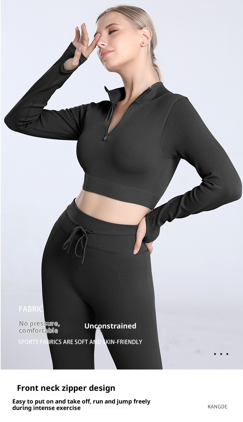 ActiveGo ActiveGo Outdoor Sports Fitness Set europeo e americano senza cuciture Abbigliamento yoga transfrontaliero di alta qualità_voghion.com