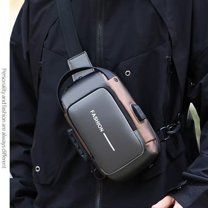 Mochila bandolera de alta calidad para hombre, estilo casual, para viajes de negocios, venta al por mayor._voghion.com