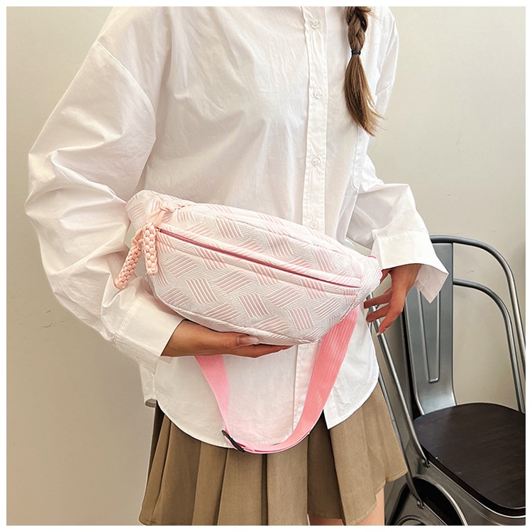 001 Minimalist Casual INS For Women Fresh Forest Style Crossbody Sports Chest Niche Student Versatile Waist Bag_voghion.com