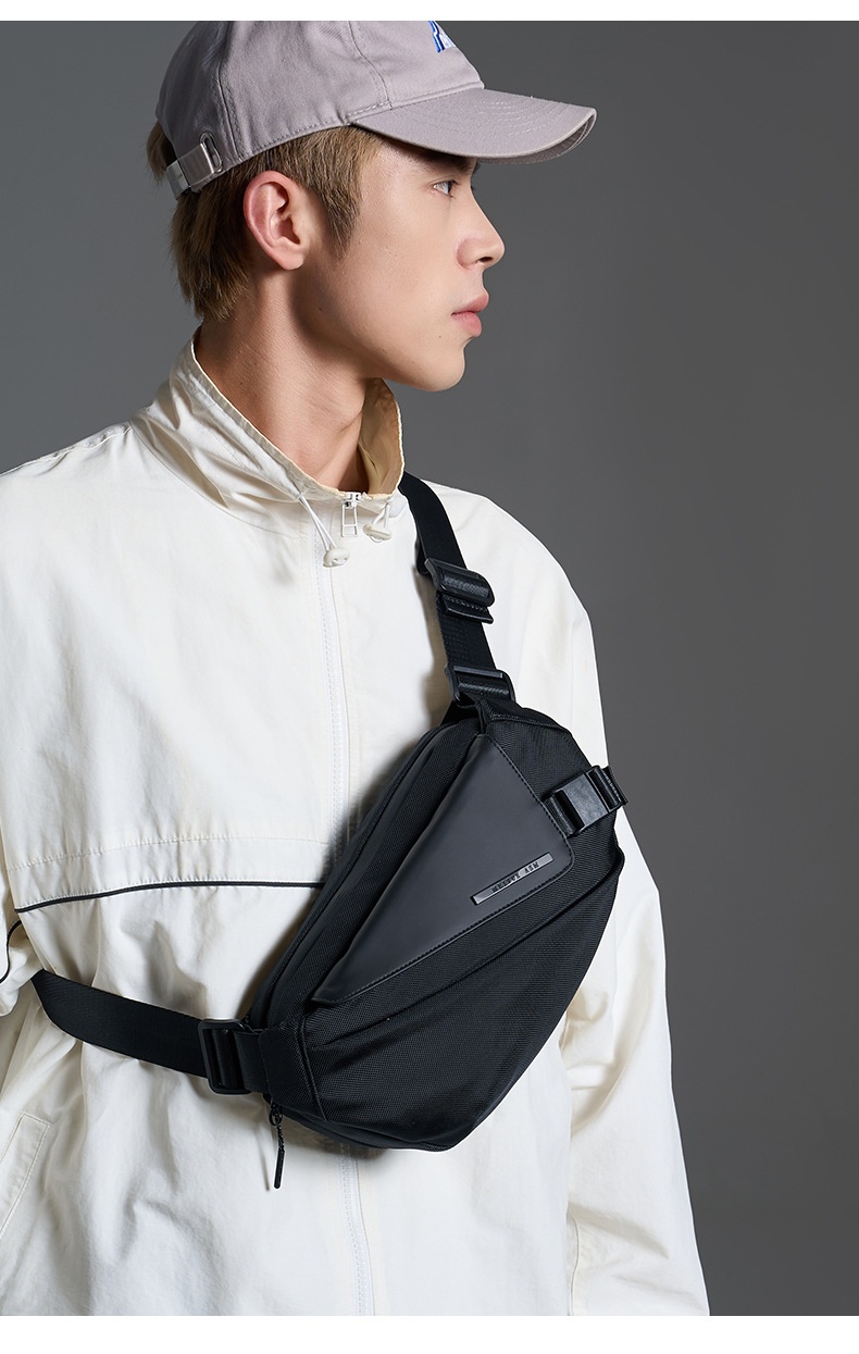 001 High-end Chest For Men, Functional Sports Riding Single Shoulder Bag, Commuting Multi-functional Men's Crossbody Bag_voghion.com