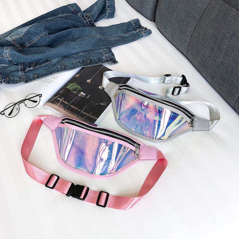 001 Neue große, geräumige Umhängetasche aus schillerndem TPU mit lasertransparentem Design, ideal für Damen, aus PVC und trendig_voghion.com