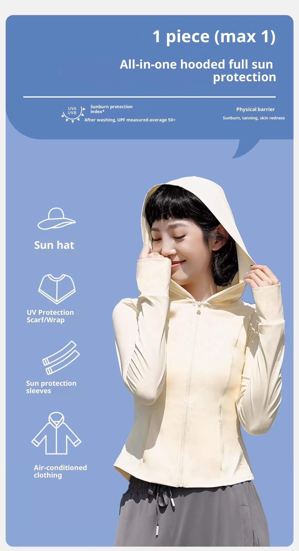 ActiveGo 2025 Estate Nuovo Originale Filato Abbigliamento Banana Intimo Stesso Stile Protezione Solare Maglietta All'aperto Fresco Traspirante Sensazione di Ghiaccio_voghion.com