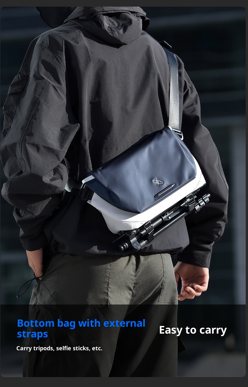 001 Xingyun 2 Crossbody Herren-Umhängetasche, einseitig, hoch geschnitten, lässig, modisch, für Radfahrer, tragbarer Rucksack_voghion.com