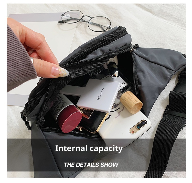 001 Casual Trendy Waist For Men New Multi-purpose Cashier Phone Crossbody Outdoor Lightweight Travel Chest Bag Wholesale_voghion.com