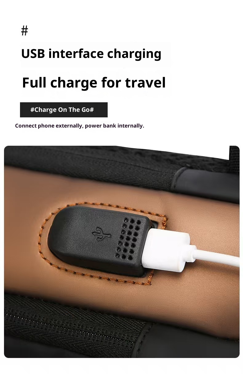 Mochila bandolera de alta calidad para hombre, estilo casual, para viajes de negocios, venta al por mayor._voghion.com