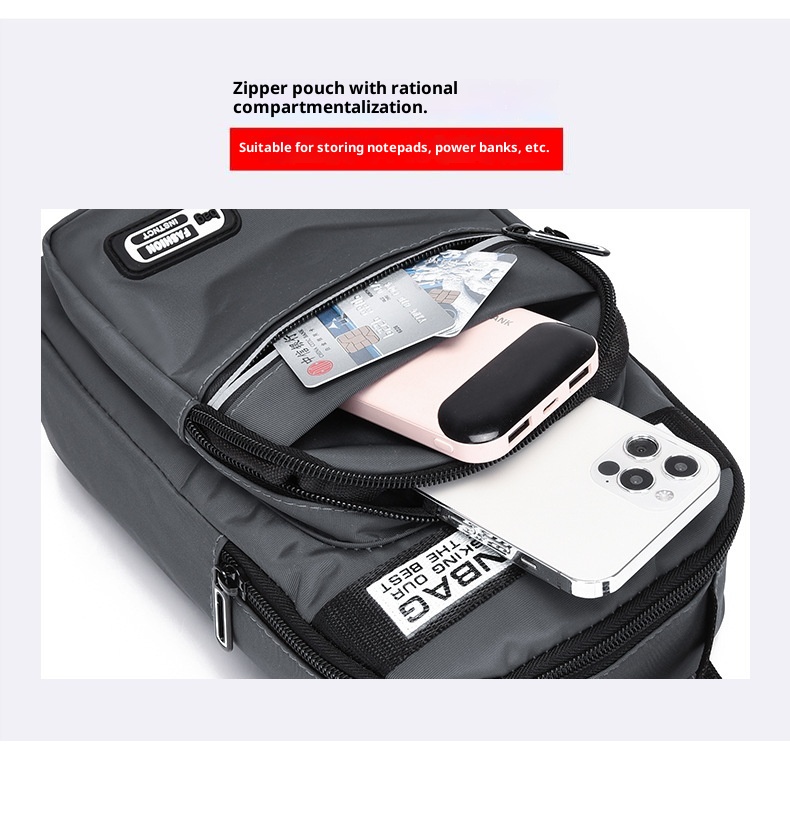 001 Oxford Stoff-Brusttasche, neue lässige Sport-Mehrzwecktasche für Damen und Herren, koreanische Version, große Kapazität, Umhängetasche_voghion.com