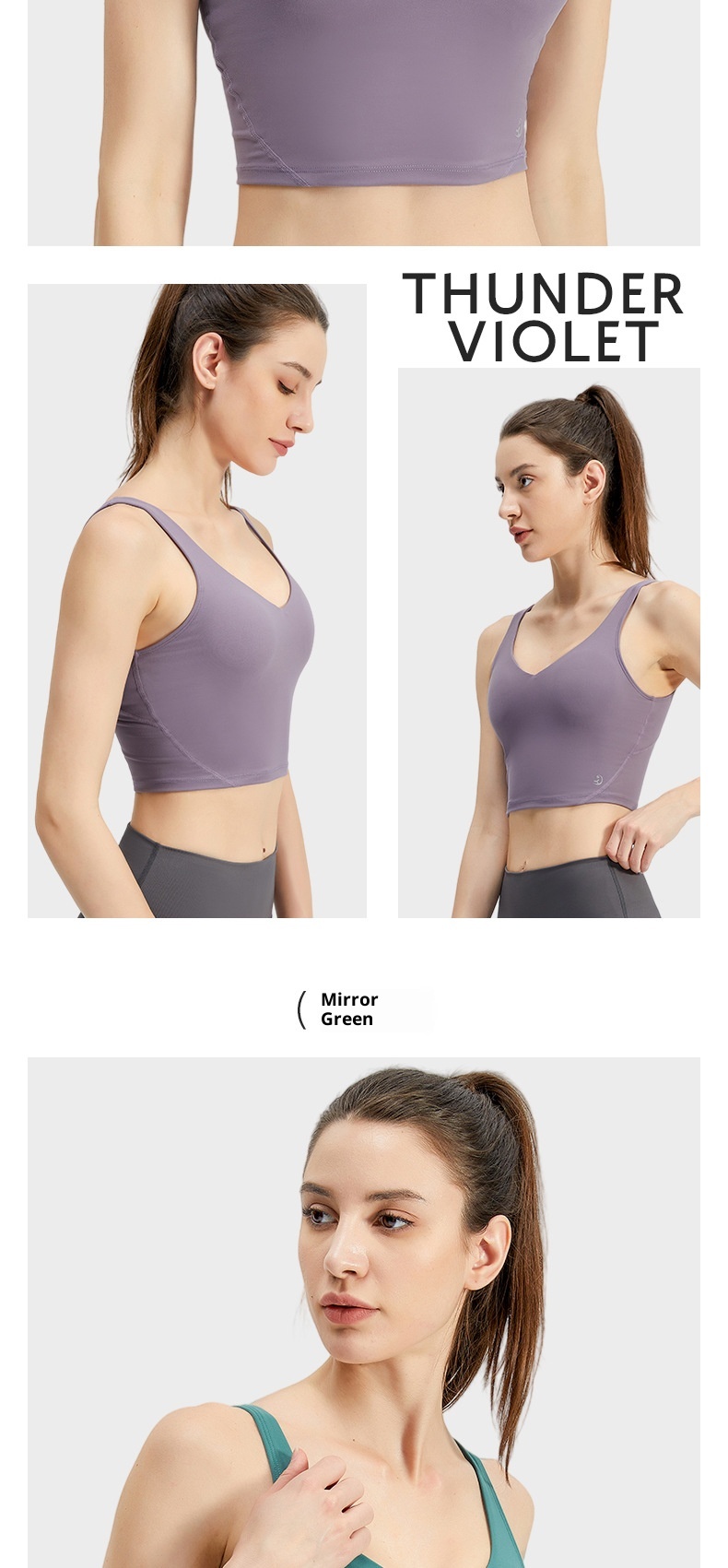 ActiveGo ActiveGo Cross-border Lulu Sports Bra With Chest Pads Shockproof Women's Outdoor Wear Quick-dry Top Fitness Yoga Vest_voghion.com