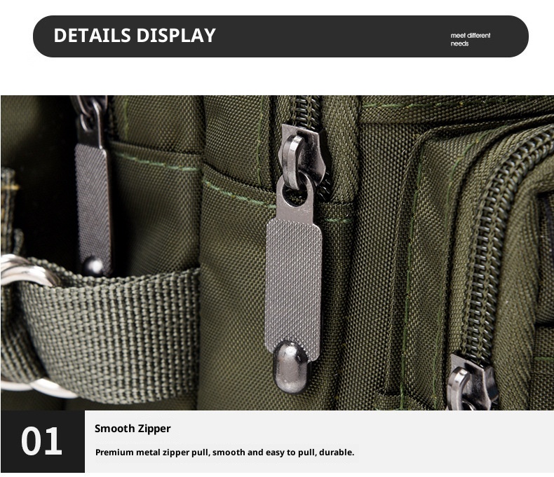 001 Cross-border Hot-Selling Water-Resistant For Men Outdoor Sports Tactical Large Waist Multi-Functional Travel Chest Bag_voghion.com