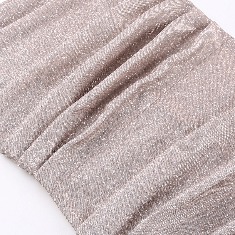 GraceChic GraceChic YJ23569 Herbst Neues sexy heißes figurbetontes langes Kleid im europäischen und amerikanischen Stil mit Spaghettiträgern und Glanz – Damenbekleidung_voghion.com