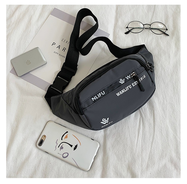 001 Casual Trendy Waist For Men New Multi-purpose Cashier Phone Crossbody Outdoor Lightweight Travel Chest Bag Wholesale_voghion.com