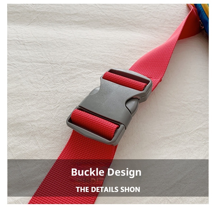 001 Foreign Trade Patchwork Color-Block Women's Chest Lightweight Outdoor Sports Cycling Phone Waist Dopamine Trendy_voghion.com