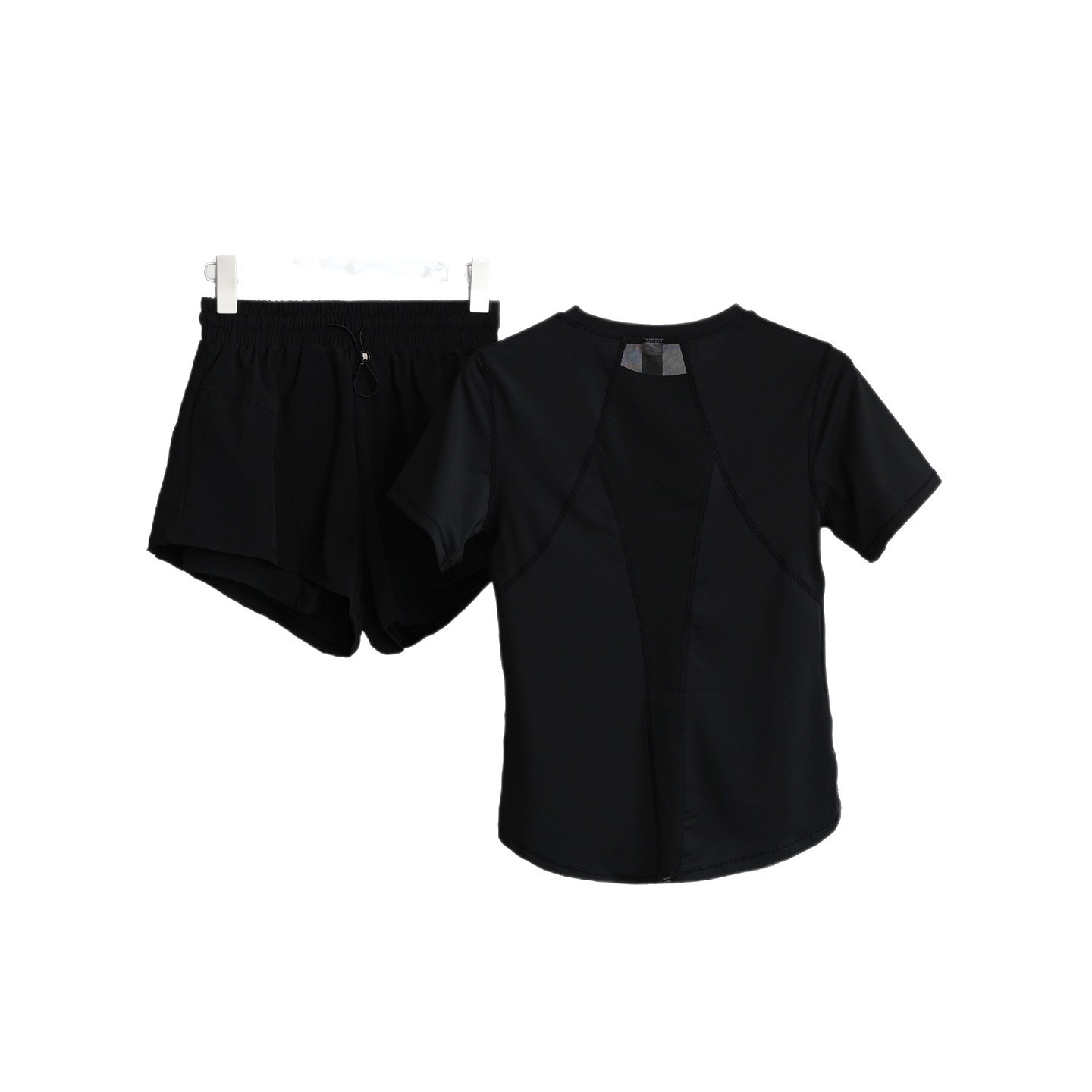 Tuta sportiva ActiveGo da donna estiva taglie forti, ampia, snellente, ad asciugatura rapida, casual, per attività all'aperto, maratona, corsa, escursionismo, yoga_voghion.com