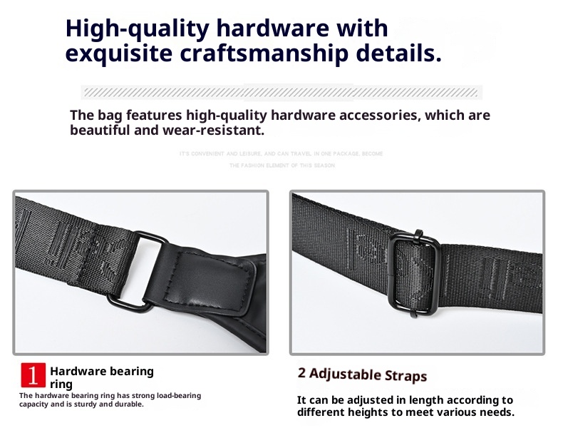 001 Crossbody For Men New Fashionable Simple Casual Shoulder Korean Style Trendy Textured Large Capacity Chest Bag_voghion.com