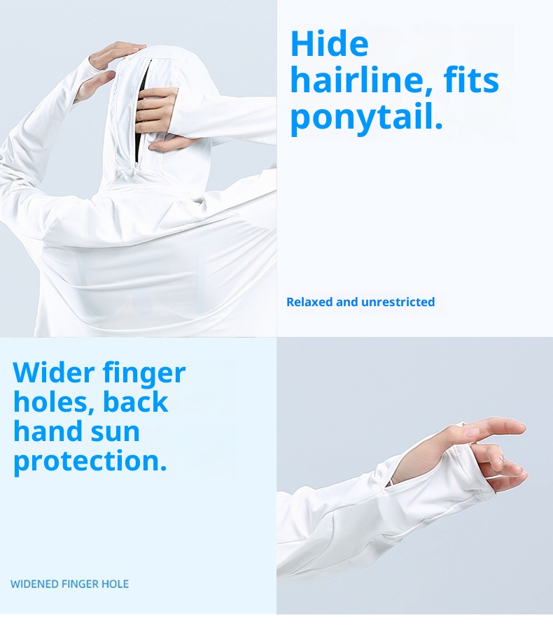 Châle ActiveGo Cloud Original en laine pour femme avec bord en caoutchouc noir, protection solaire UPF50+ UV respirante, vêtement décontracté et polyvalent_voghion.com