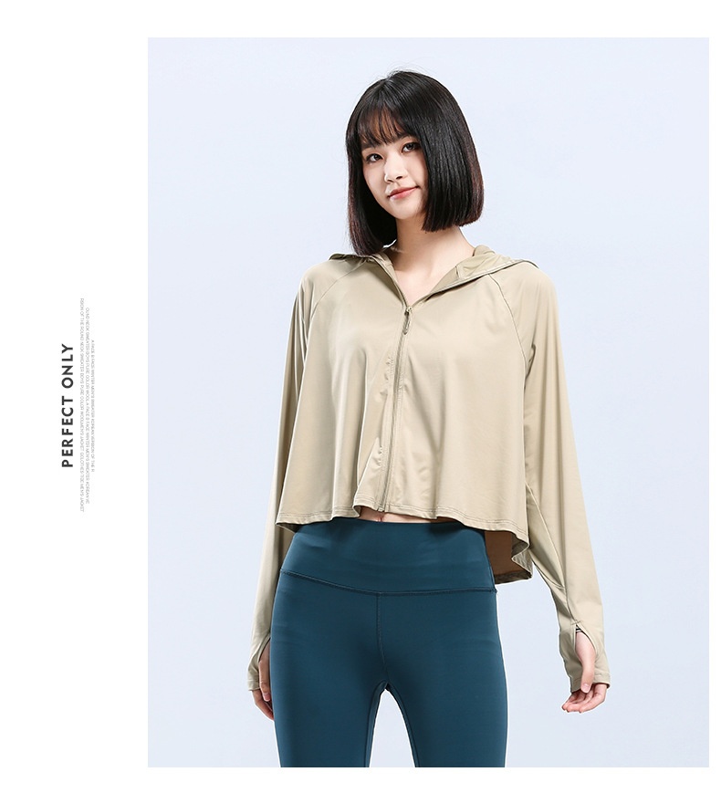 Châle ActiveGo Cloud Original en laine pour femme avec bord en caoutchouc noir, protection solaire UPF50+ UV respirante, vêtement décontracté et polyvalent_voghion.com