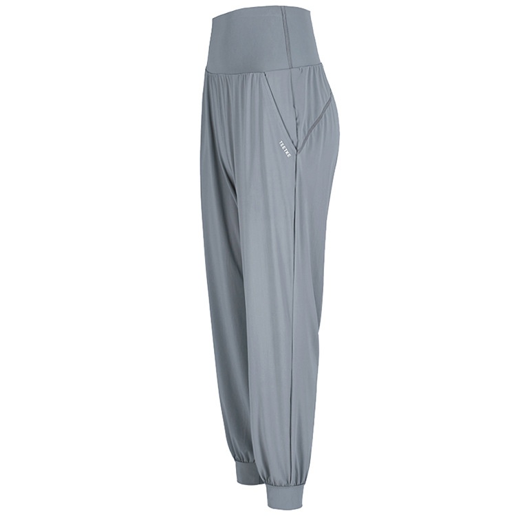 ActiveGo High Waist Tummy Control Loose Fit Sommer Dünne Schnelltrocknende Atmungsaktive Jogginghose für Outdoor, Fitness und Yoga für Damen_voghion.com