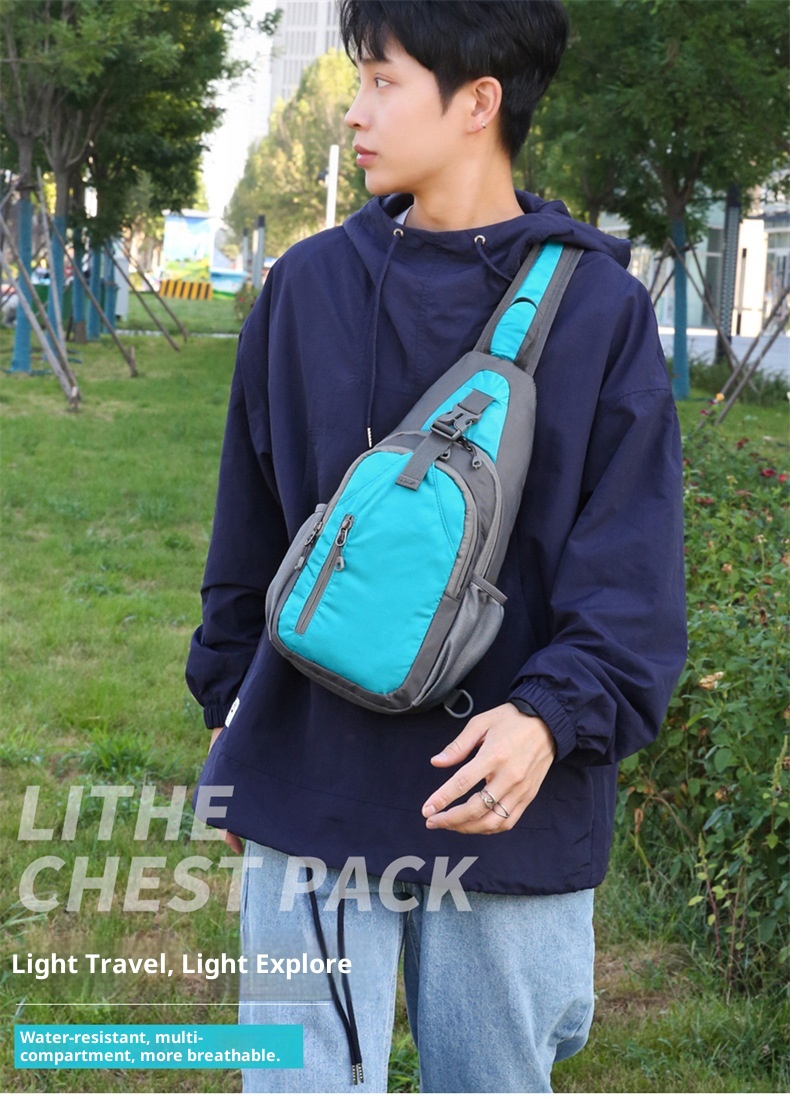 001 Cross-Border New Sports Outdoor Unisex Crossbody Canvas Casual Single Shoulder Chest Phone Bag_voghion.com