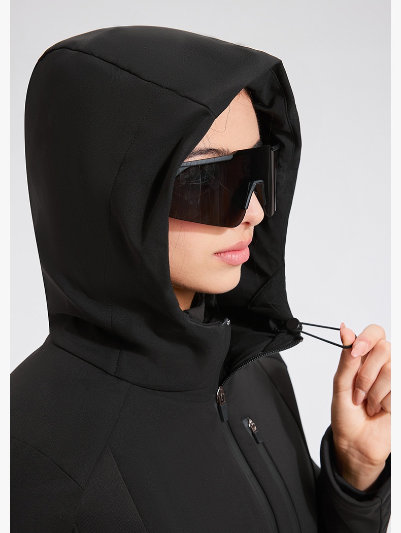 ActiveGo Herbst/Winter Neue Sport Damen Gänsedaunenjacke Warme Drei-in-Eins Softshell Slim Fit Outdoor Daunenjacke_voghion.com