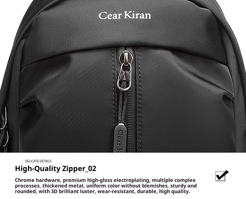 001 Korean Style Trendy Casual Men's Chest Sports Cycling Waterproof Port Shoulder Simple Fashion Crossbody Bag_voghion.com