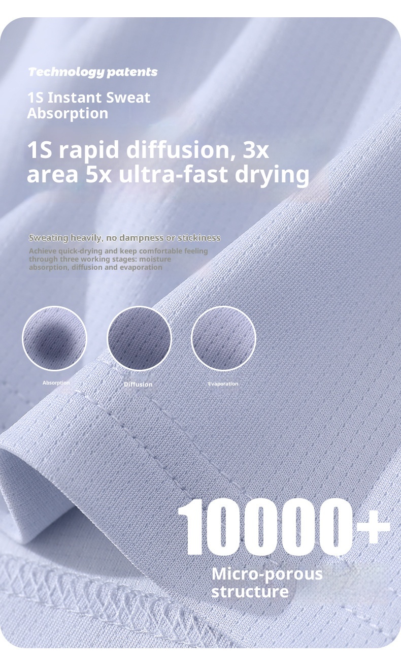 ActiveGo ActiveGo T-Shirt Outdoor Running Casual Top Source Yoga Fitness Antibacterial Sports Short Sleeve Breathable Quick-Dry_voghion.com