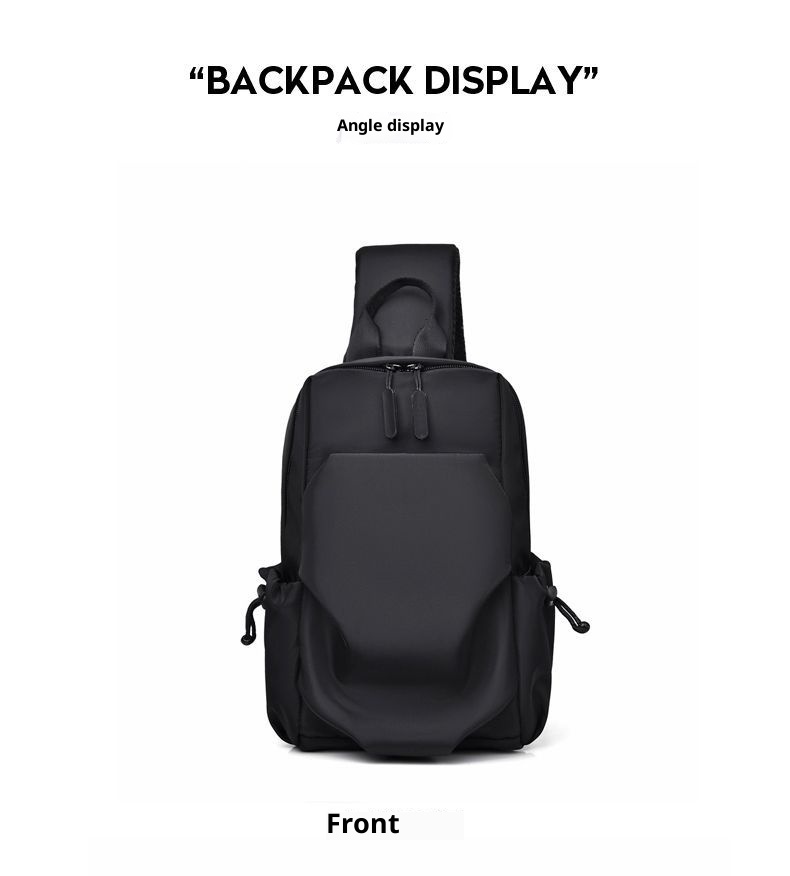 001 2025 Neu für Herren: Trendiger, lässiger, wasserdichter kleiner Brustrucksack mit großem Fassungsvermögen_voghion.com