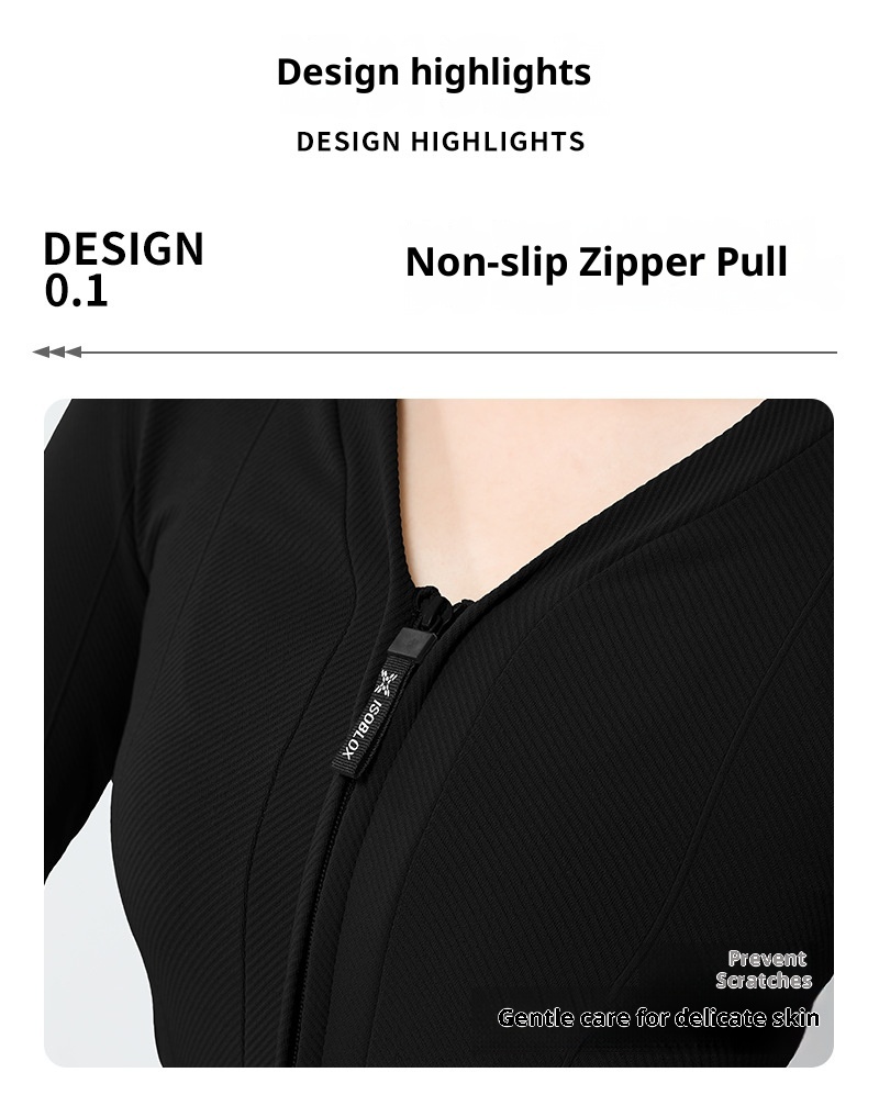 ActiveGo Sports Outdoor Fitness Jacket Women Zipper Style Wear Top With Thumb Long Sleeve Clothes Yoga Quick Dry_voghion.com