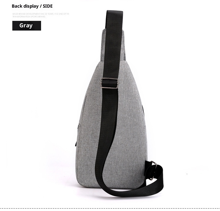 001 Cross-border Men's Chest New Oxford Cloth Korean Version Multifunctional Sports Casual Single Shoulder Crossbody Bag_voghion.com